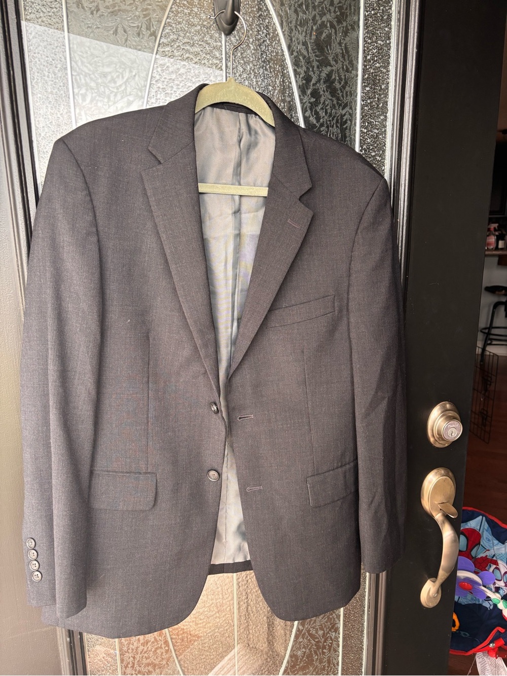Pronto Uomo Classic Men's Black Blazer - Stylish Two-Button Jacket
